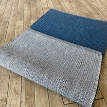 Hermez Hand Woven Wool Rug - Blue