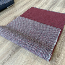 Hermez Hand Woven Wool Rug - Burgundy