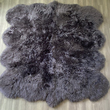 Charcoal Sheepskin Rug (Octo)