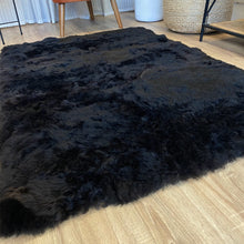 Icelandic Shorn Rectangular Sheepskin Rug - Black