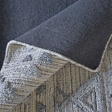 Grey Handwoven 'Aileen' Modern Wool Rug