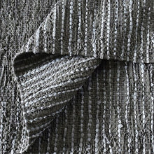 Gun Metal 'Lovisaa' Textured Hand Woven Leather Modern Rug